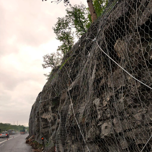 rock netting slope protection